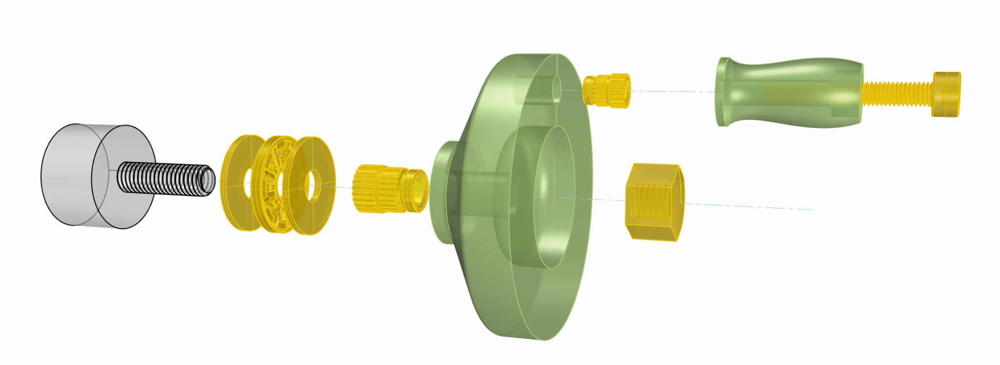 Bánh xe tay Unimat DB cho máy tiện 200