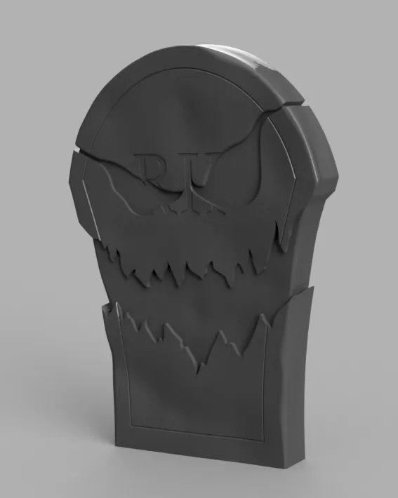 Bảng mộ Jack-O'-Lantern cho trang trí Halloween