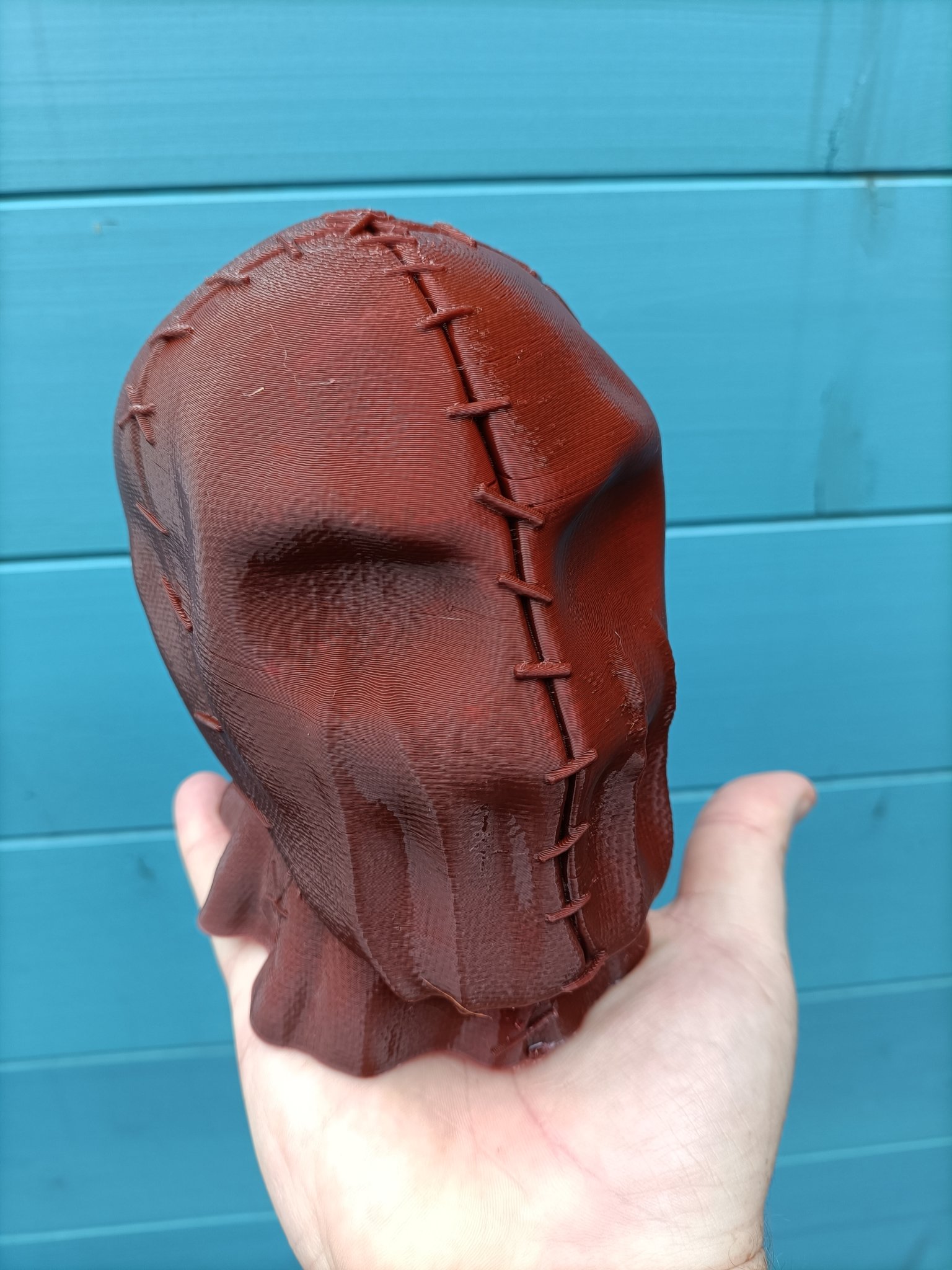 Đầu người bù nhìn trang trí Halloween