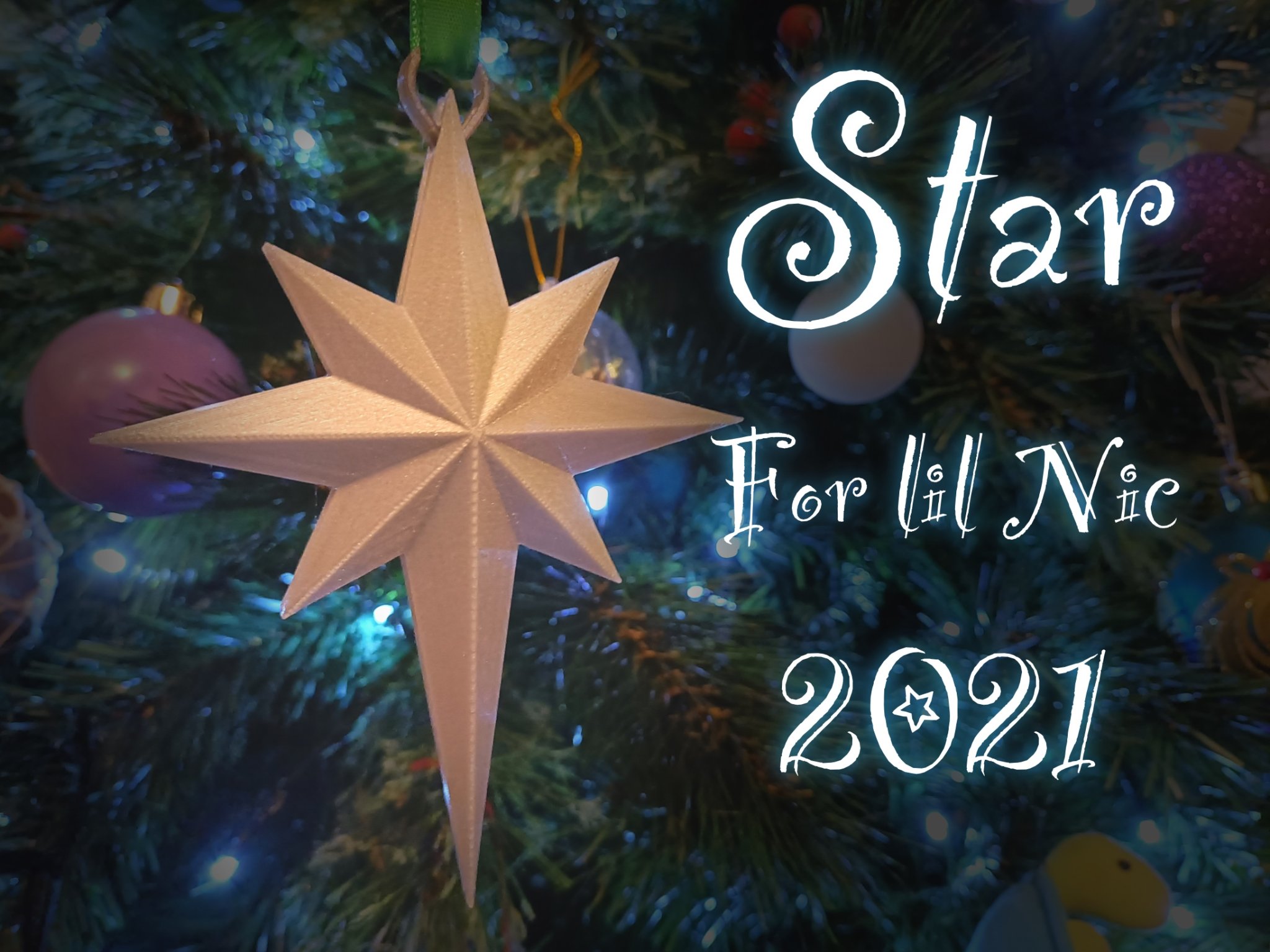 Ngôi sao Giáng Sinh cho Lil Nic - 2021