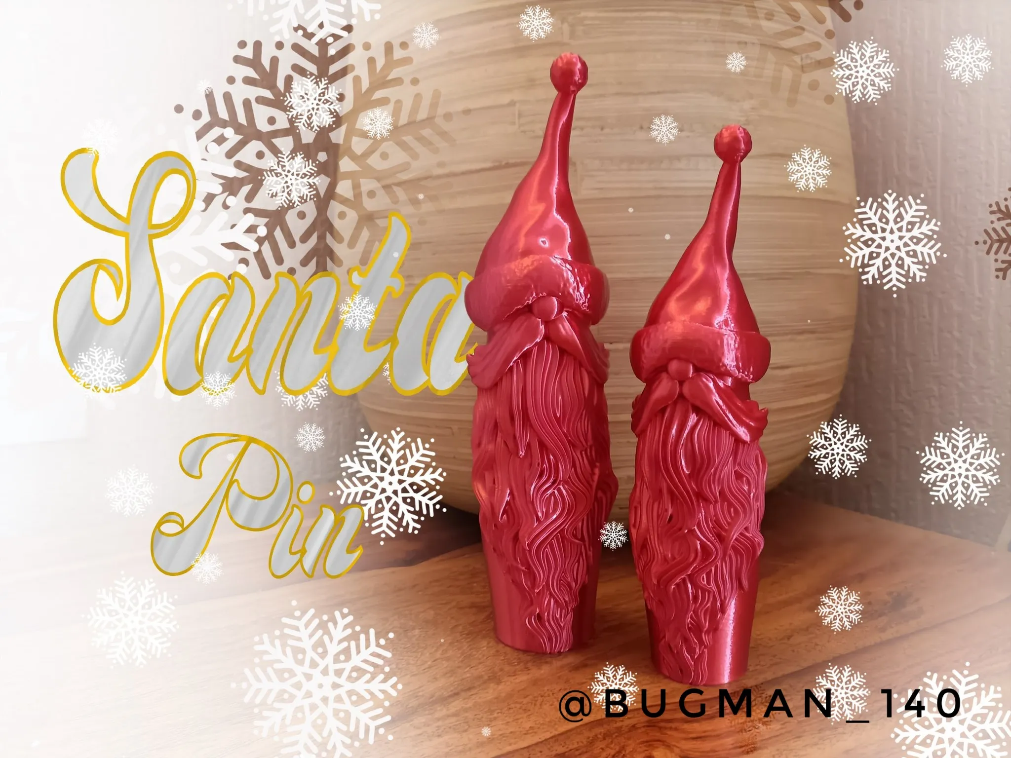 Mô hình ông già Noel trang trí Giáng Sinh dễ thương