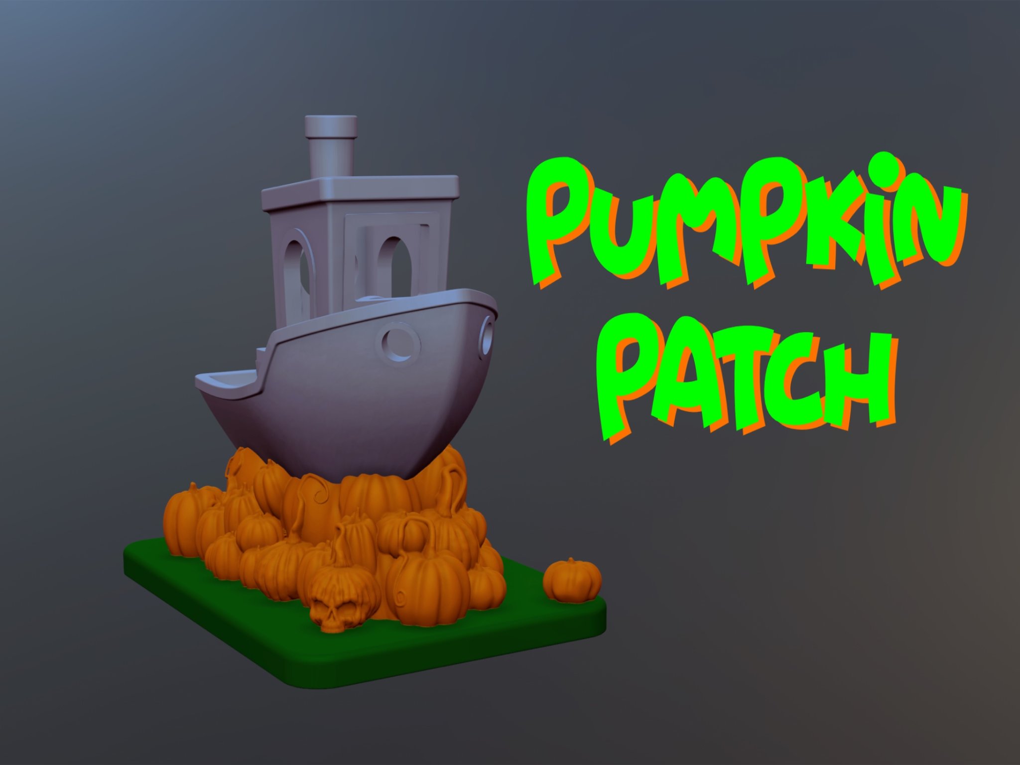 Giá đỡ bí ngô cho Benchy