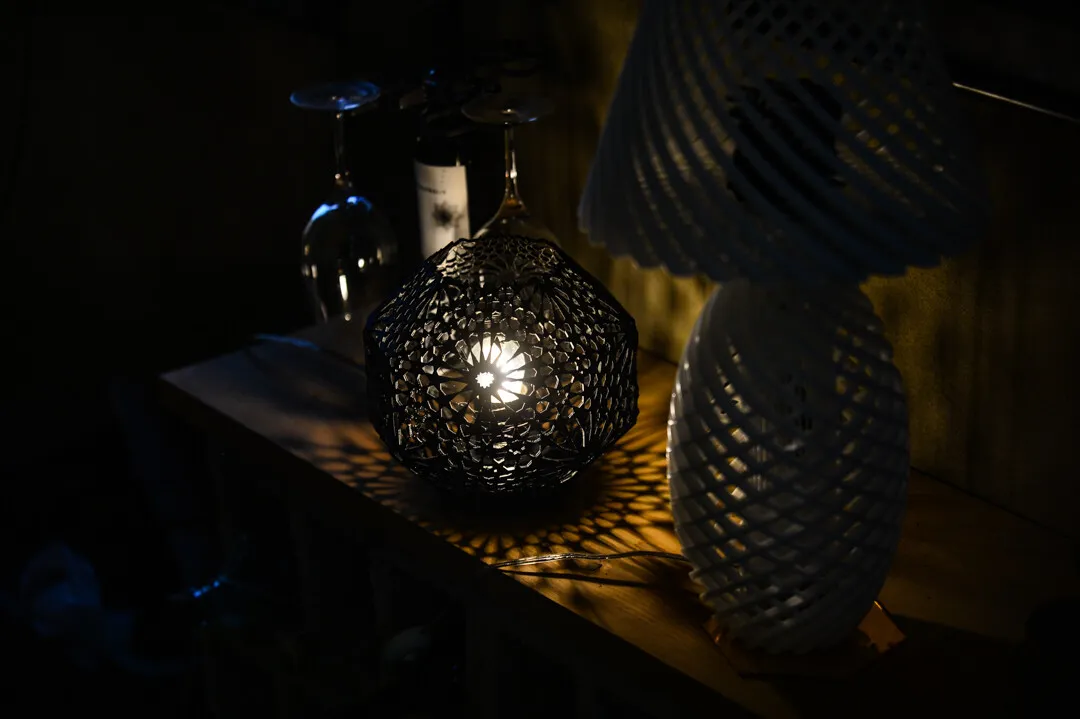 Đèn bàn Alhambra Rosetta phong cách Arabesque 20cm