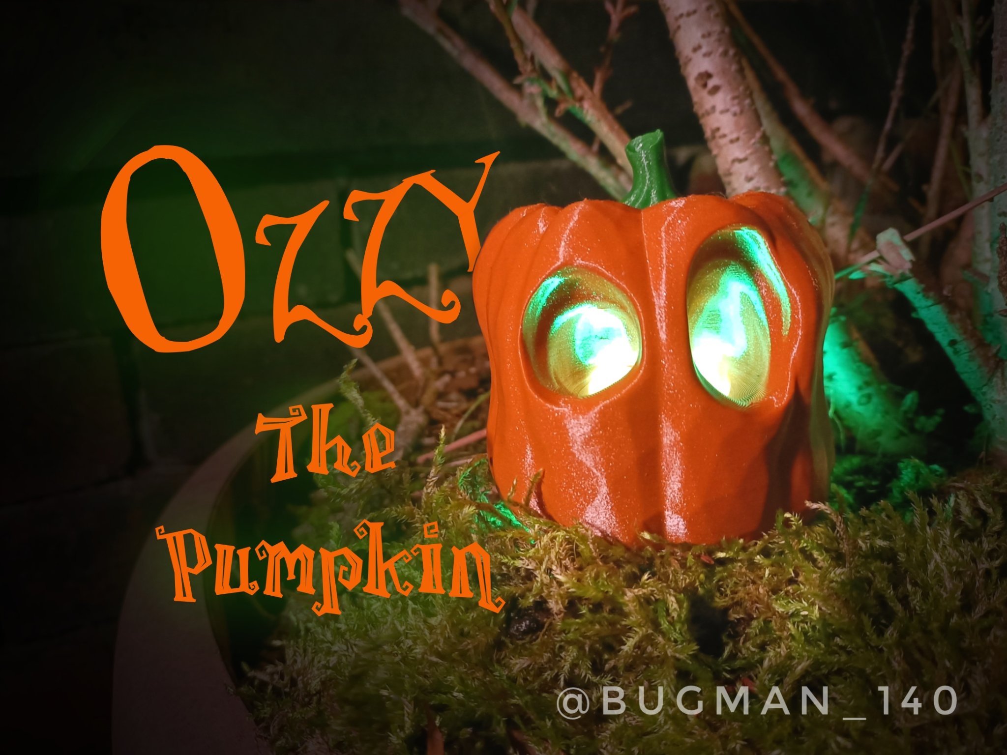 Đèn lồng bí ngô Ozzy cho trang trí Halloween