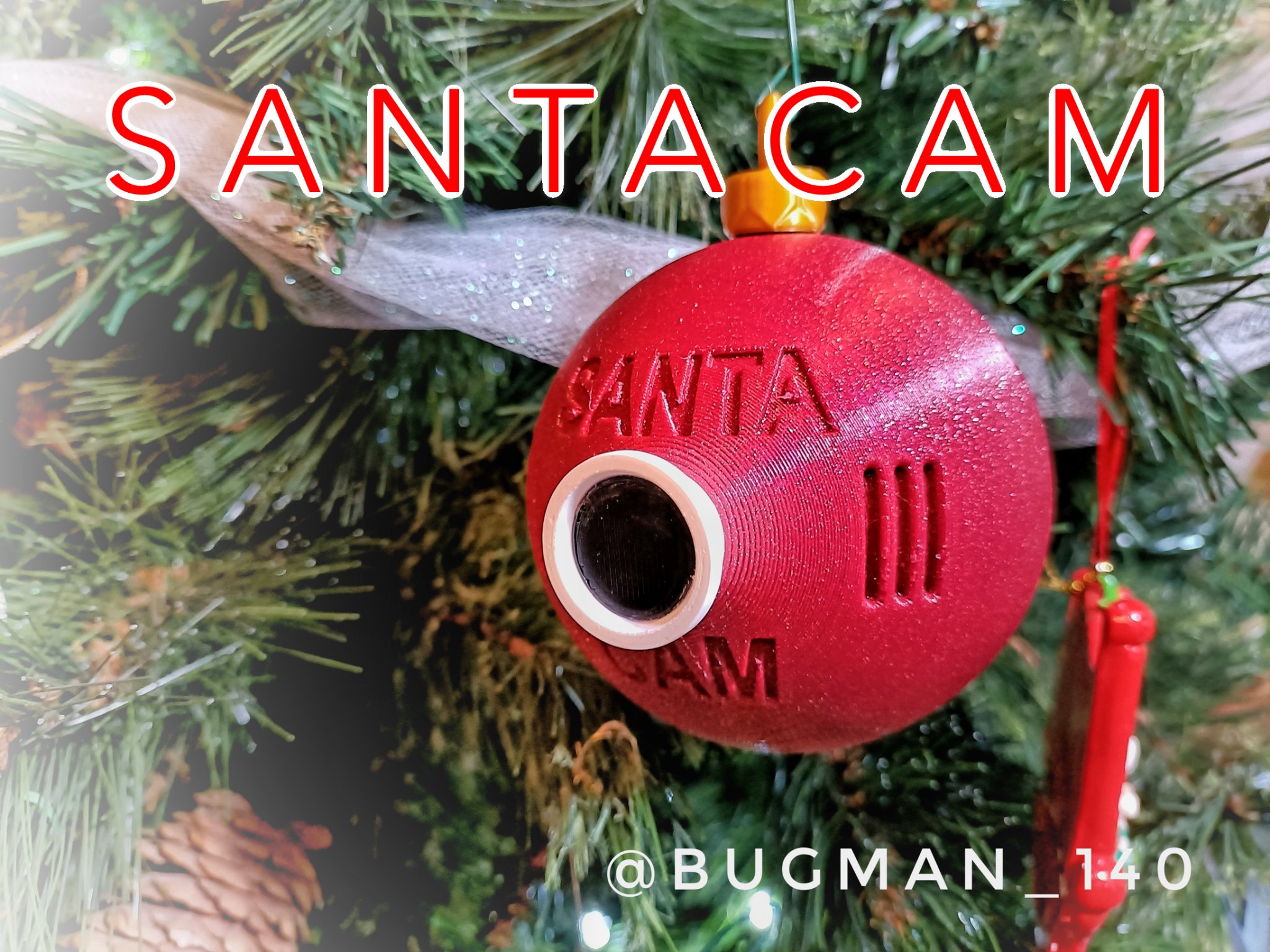 Camera Giáng Sinh SantaCAM giúp kiểm tra danh sách Naughty và Nice