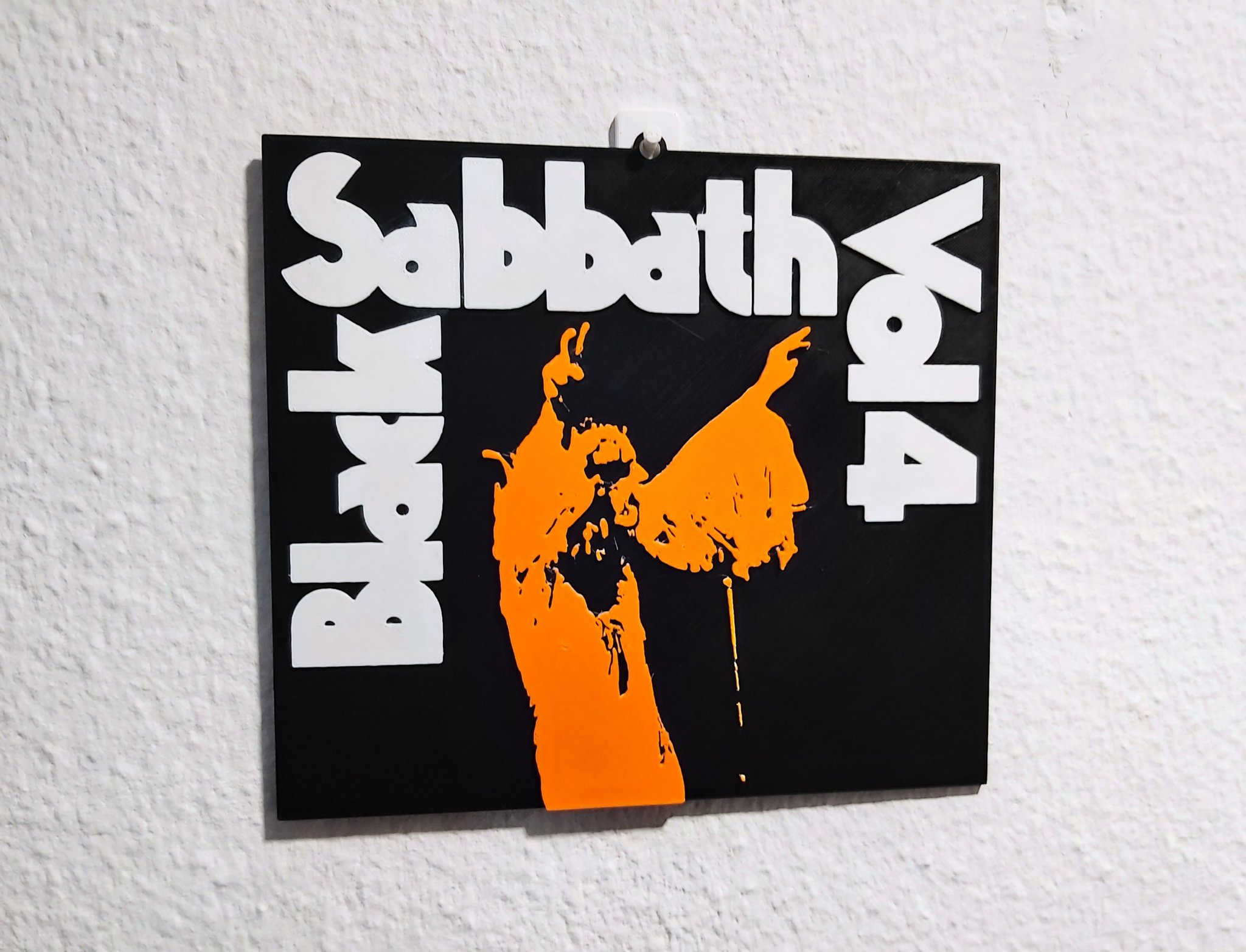 Bìa album Black Sabbath Vol4 nghệ thuật tường mini