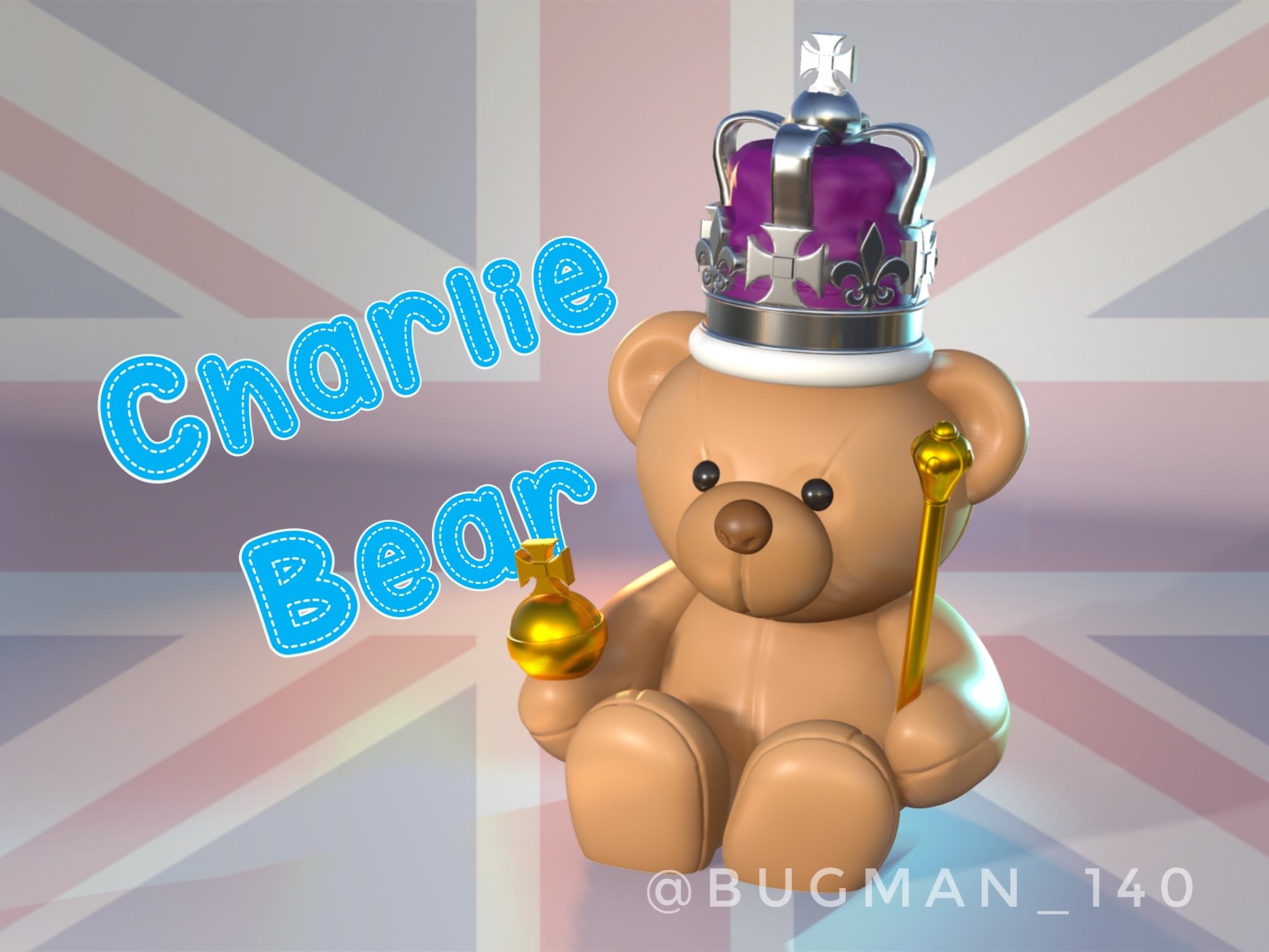 Gấu Charlie dễ thương, bạn đồng hành của Barry