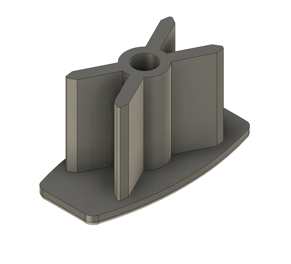 Nắp cuối cho thanh dưới của rèm cuốn bằng nhôm