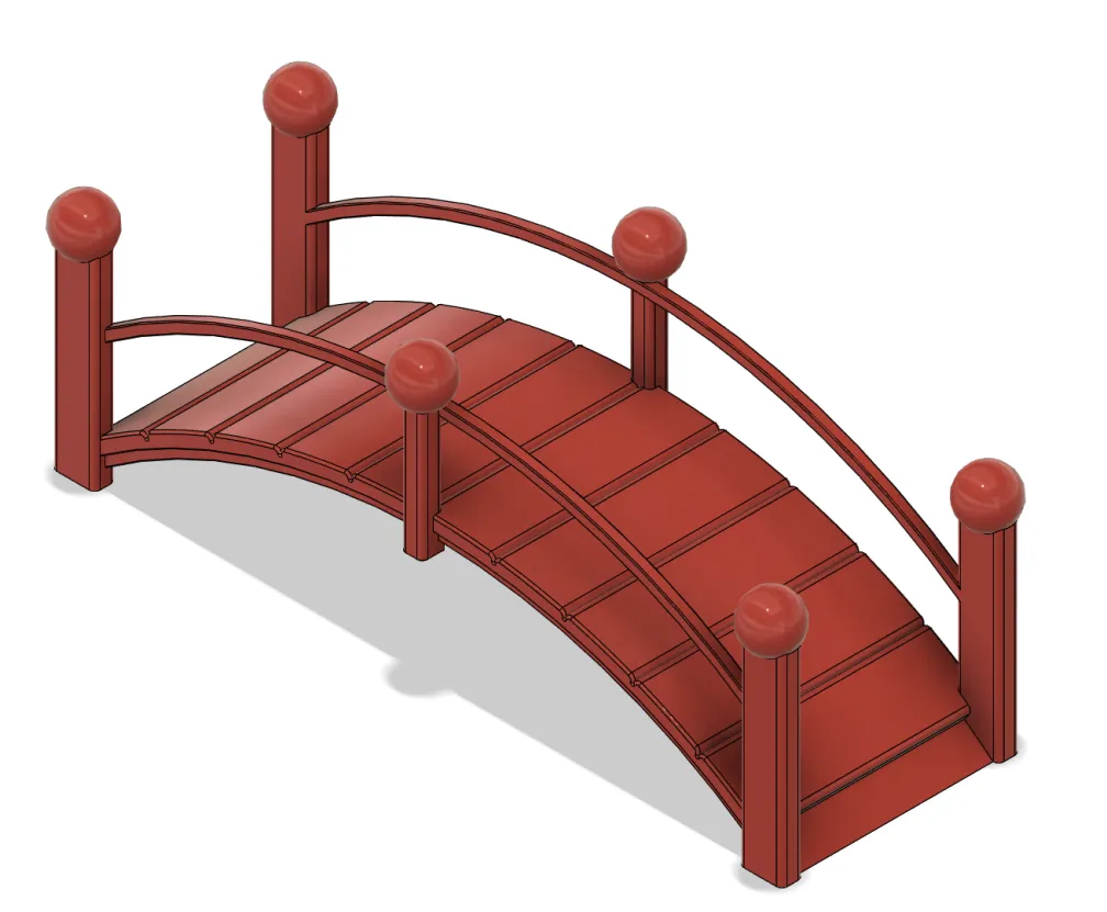 Giá đỡ đũa Hashi-oki mô phỏng cầu Nhật Bản