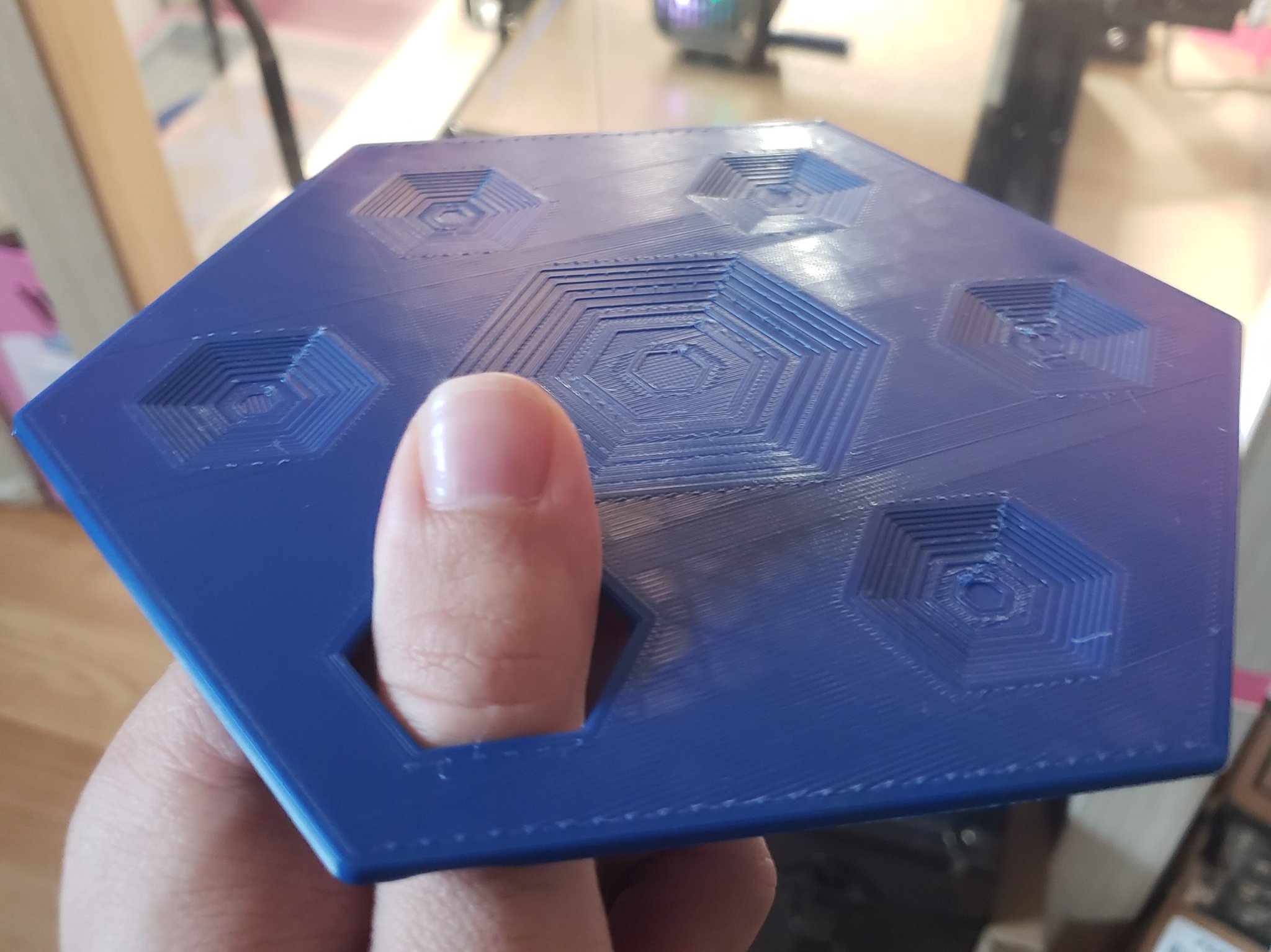 Bảng màu sơn hình lục giác cho nghệ sĩ