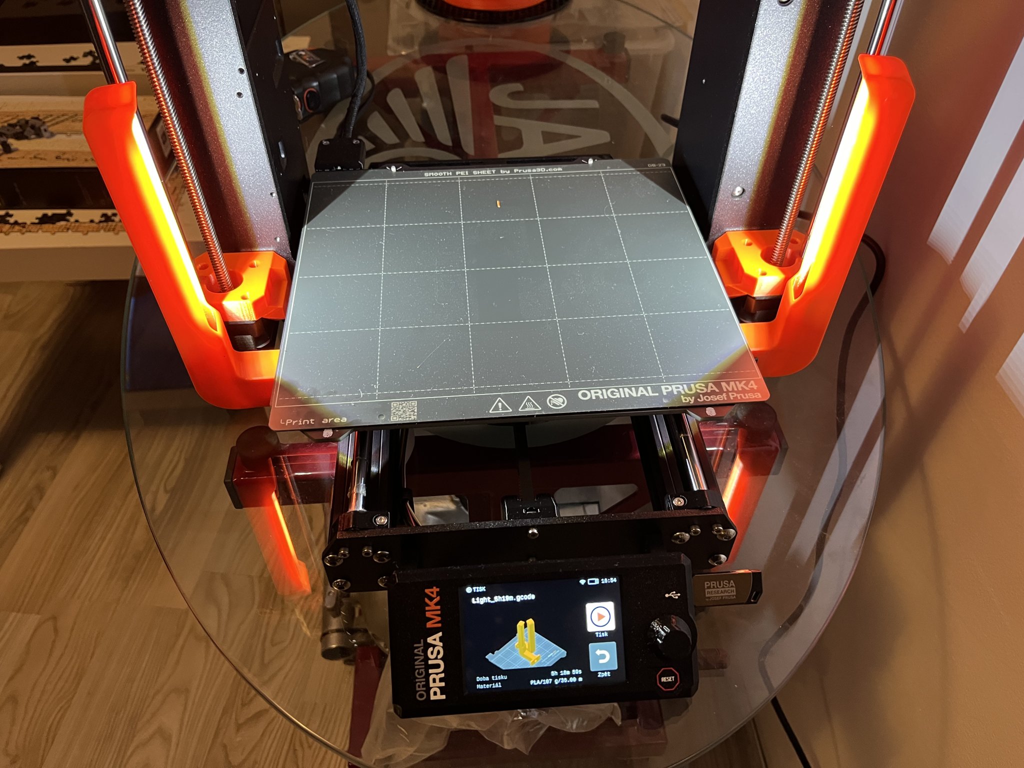 Đèn LED dọc cho máy in Prusa MK4/MK3