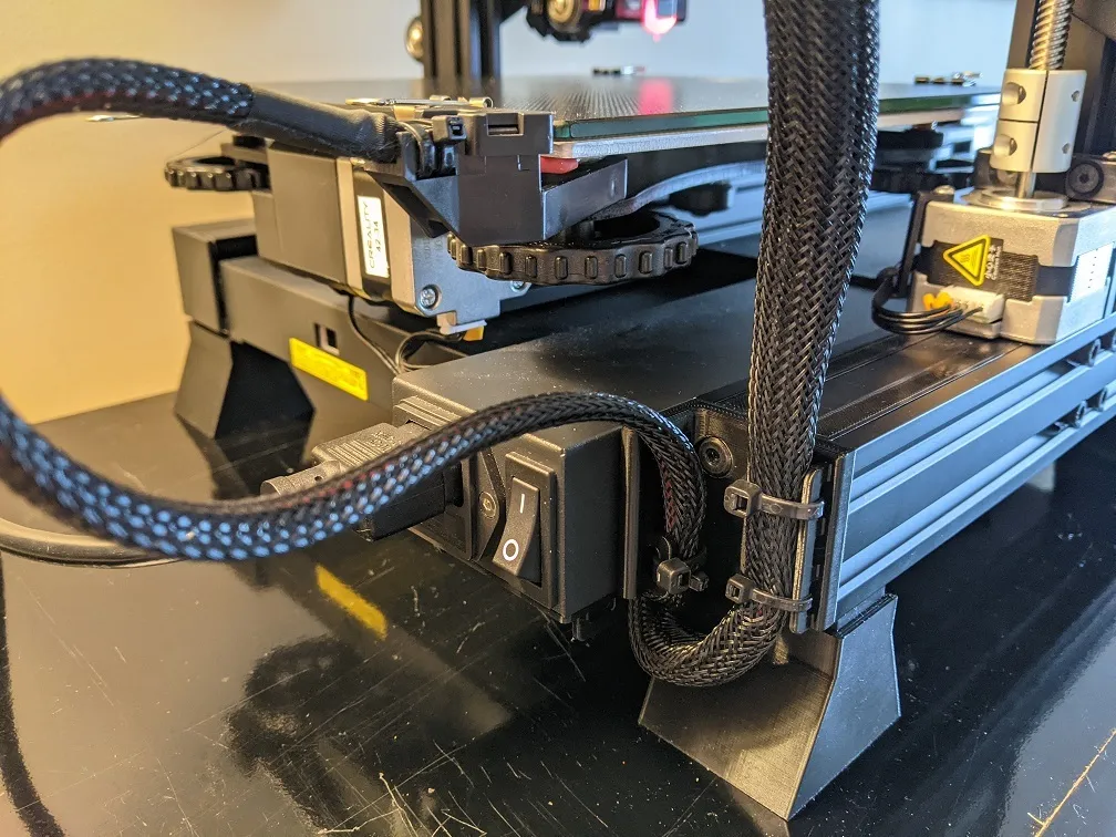 Hướng dẫn cáp phía sau cho máy in Ender 3 V2