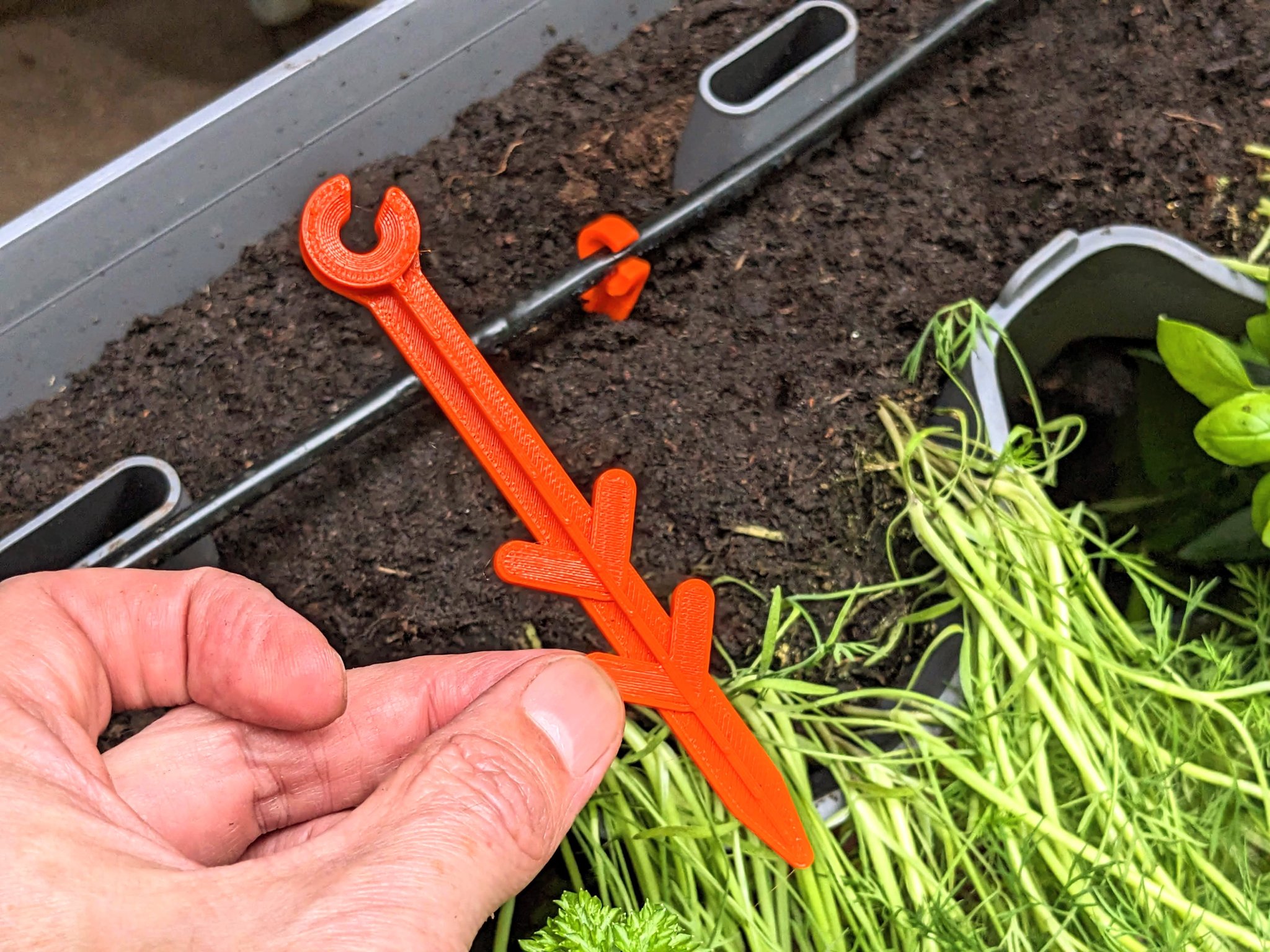 Kẹp ống tưới với đường kính 6 mm