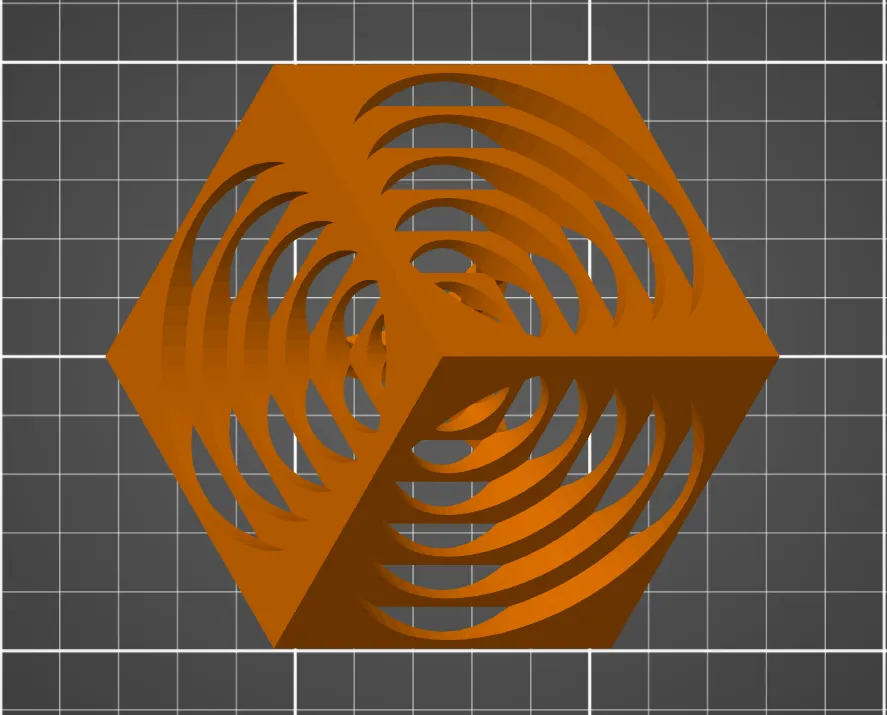 Khối lập phương đệ quy với thiết kế in 3D ấn tượng