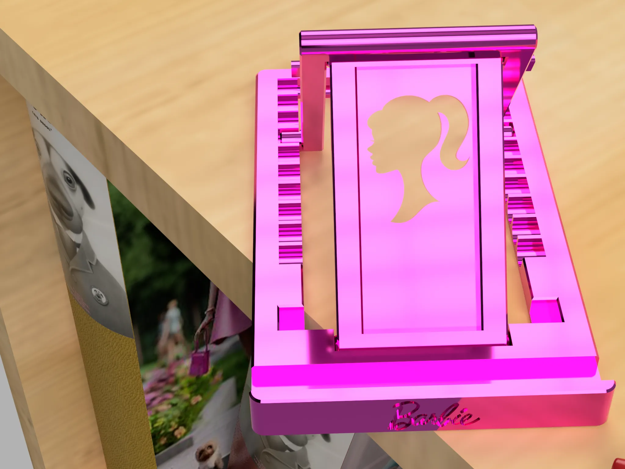 Giá đỡ điện thoại Barbie điều chỉnh được