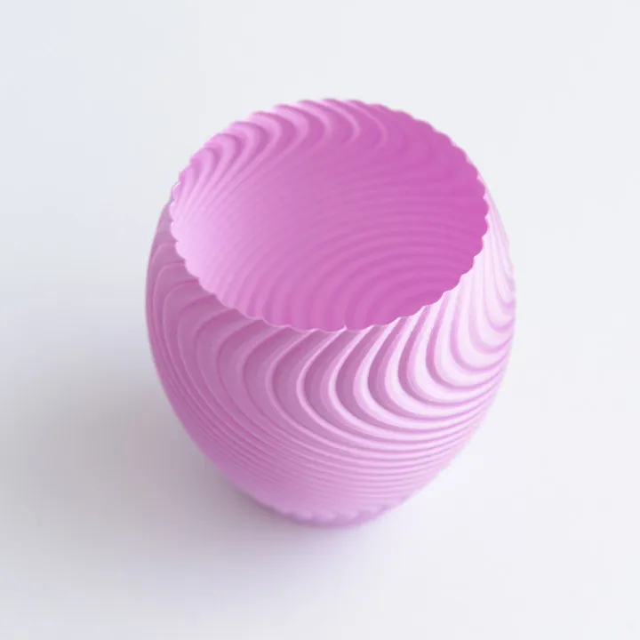 Bình hoa gợn sóng in 3D độc đáo từ OpenSCAD