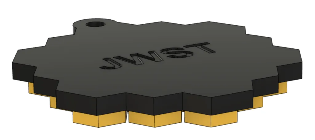 Móc khóa gương chính của kính viễn vọng James Webb