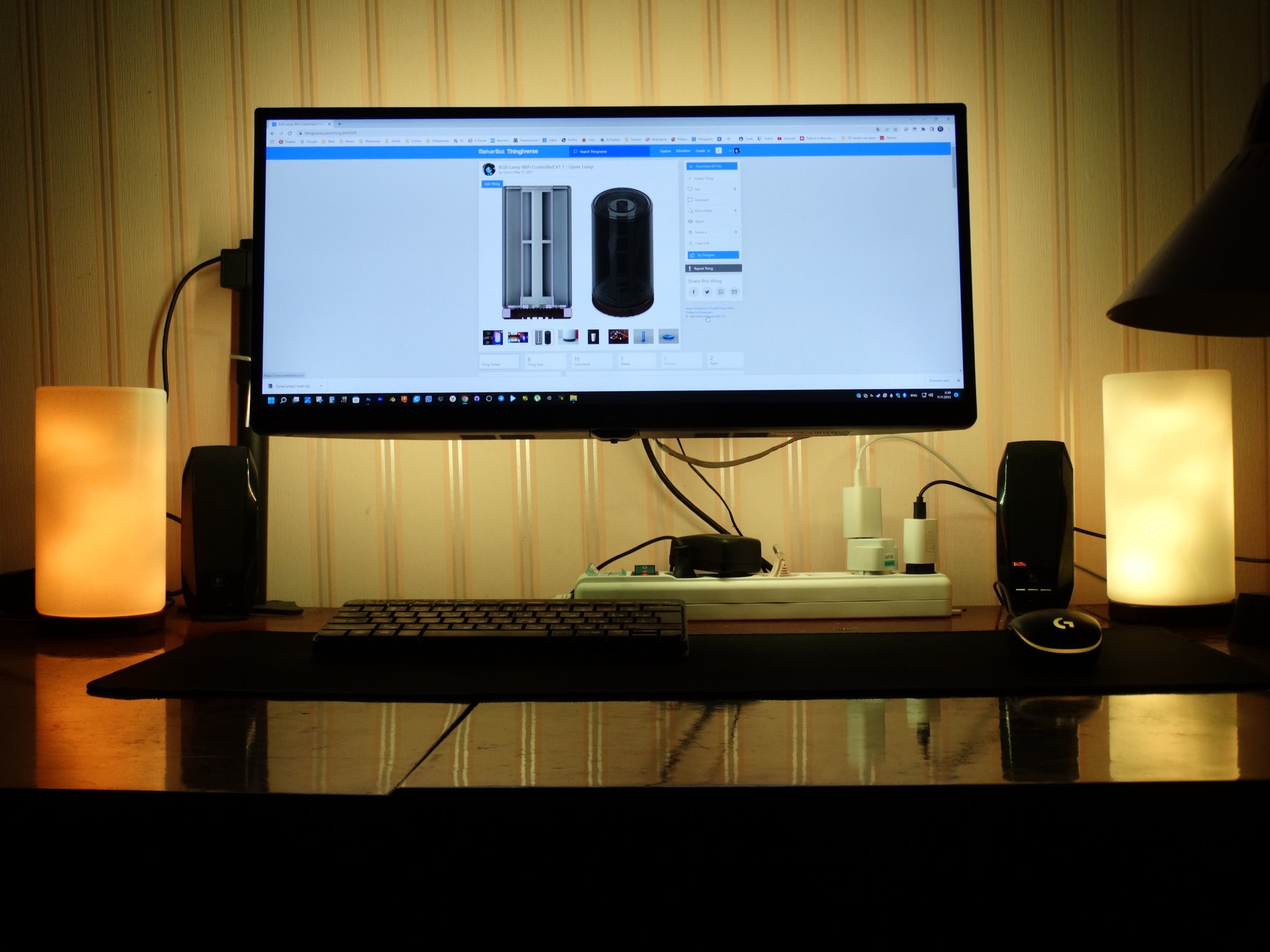 Đèn RGB điều khiển qua WiFi phiên bản V1.1 | GyverLamp