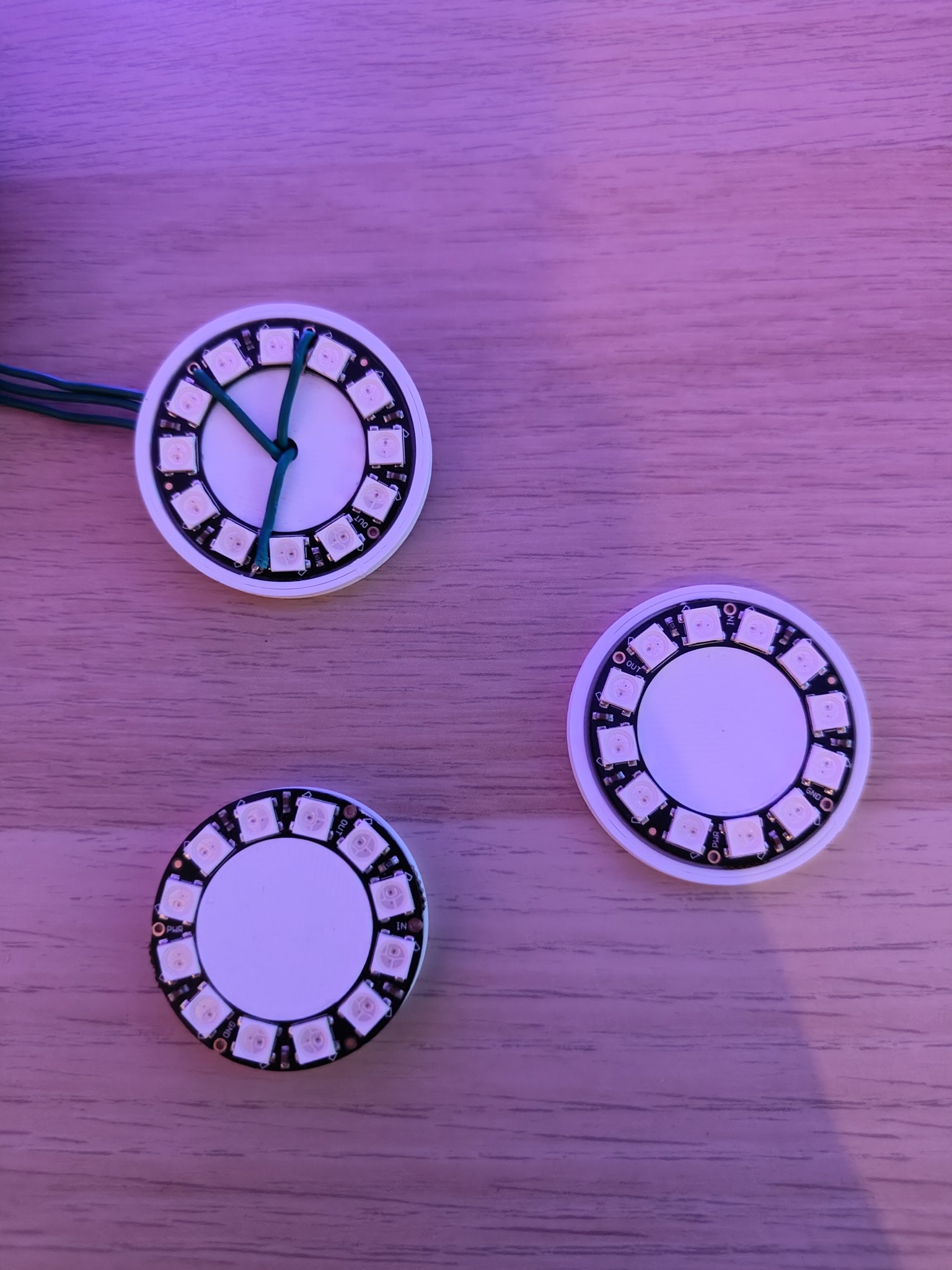 Giá đỡ NeoPixel cho vòng LED 12 bóng