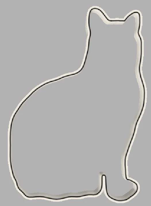 Cutter bánh quy hình mèo đáng yêu