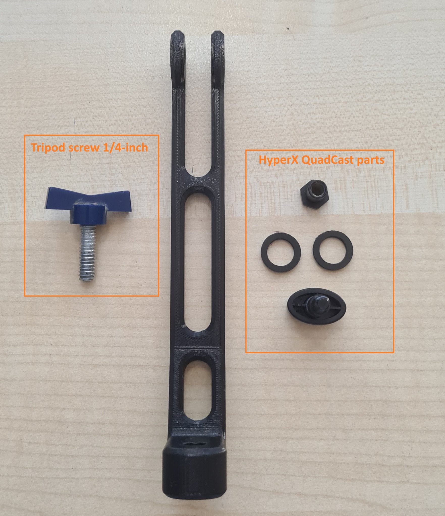 Giá đỡ HyperX QuadCast cho màn hình Asus PG42UQ