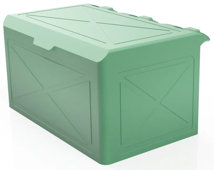 Hộp đơn giản với nắp tích hợp cho in 3D