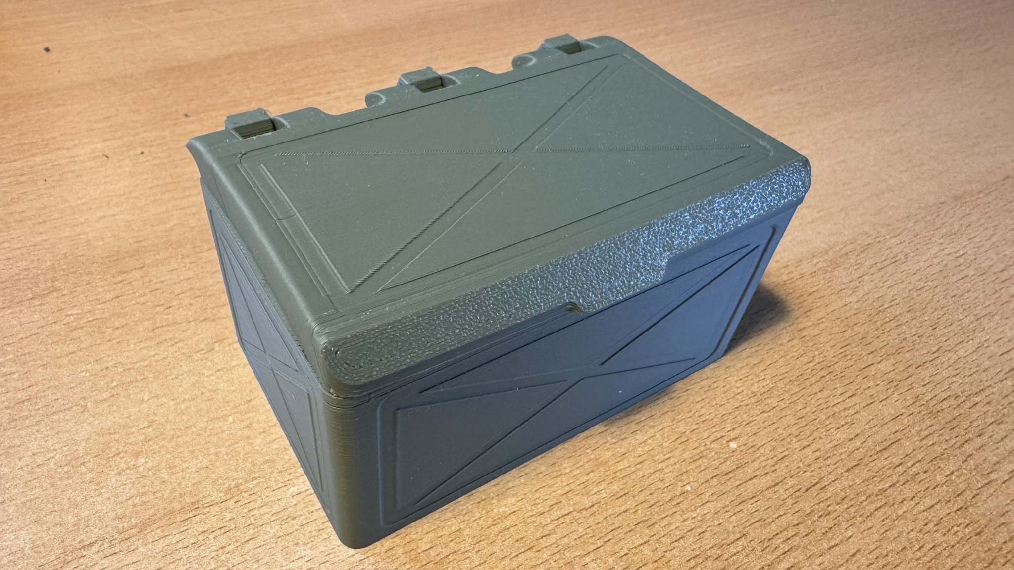 Hộp đơn giản với nắp tích hợp cho in 3D