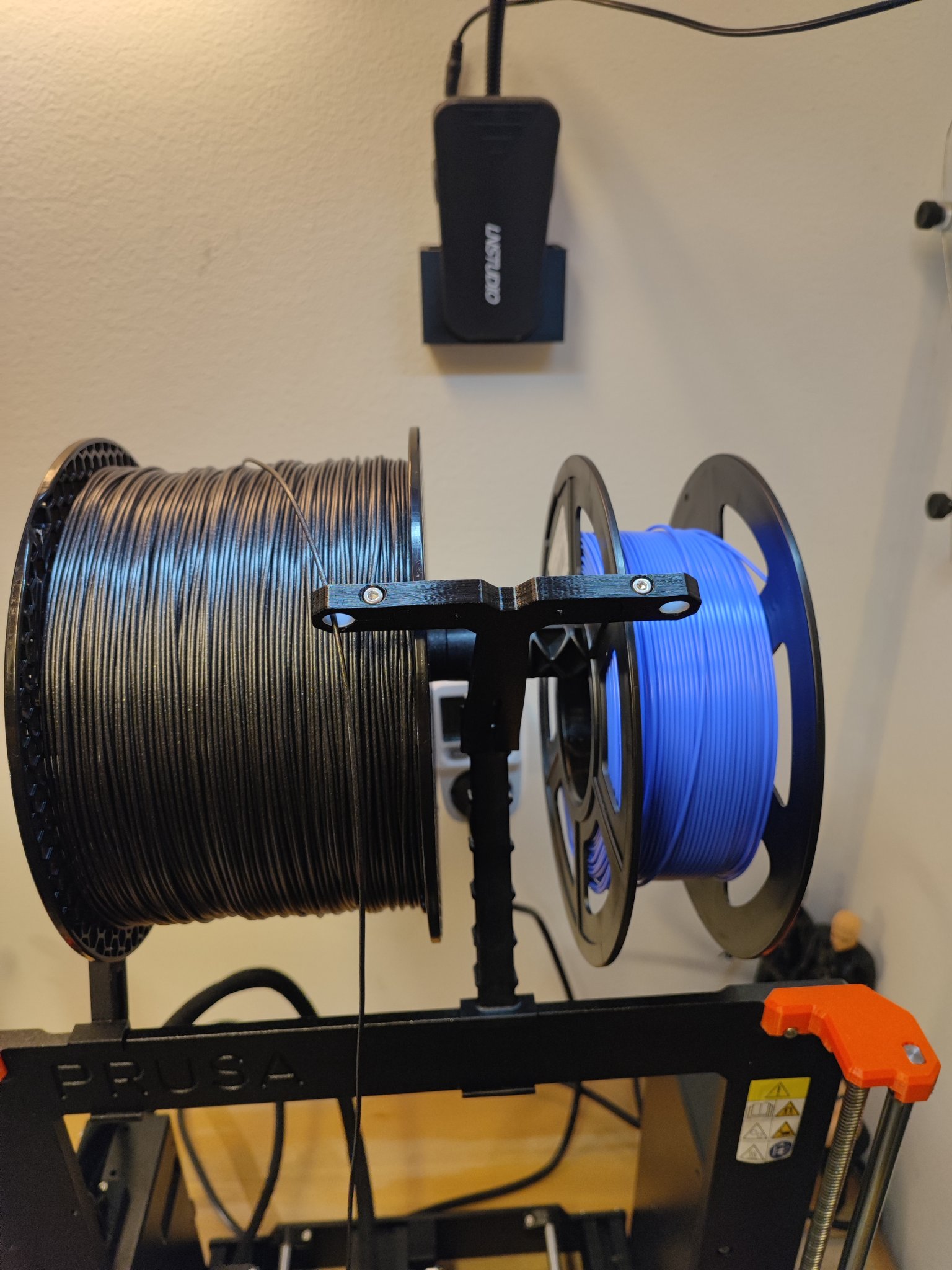 Bộ giá đỡ cuộn 2kg cho máy in 3D với các bộ phận ngang và dọc