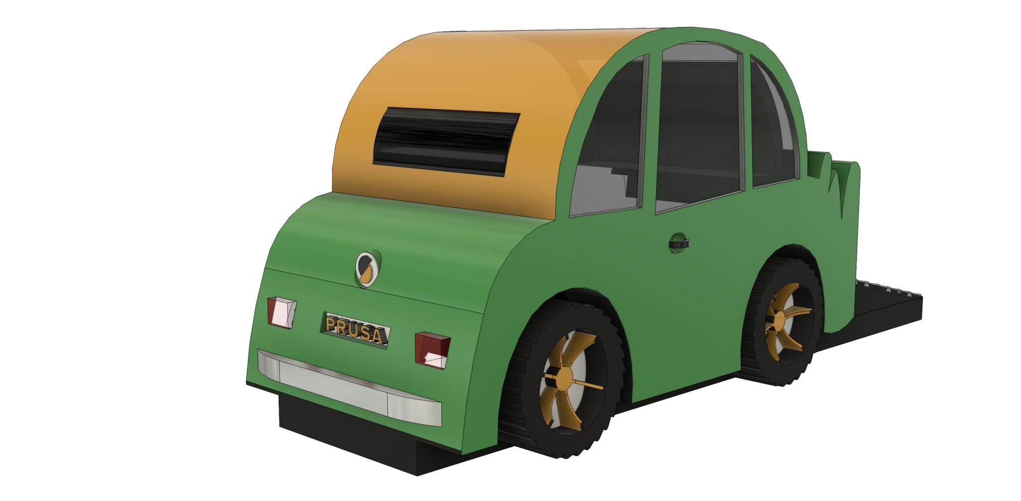 Giá đỡ cửa hình xe hơi va chạm sáng tạo