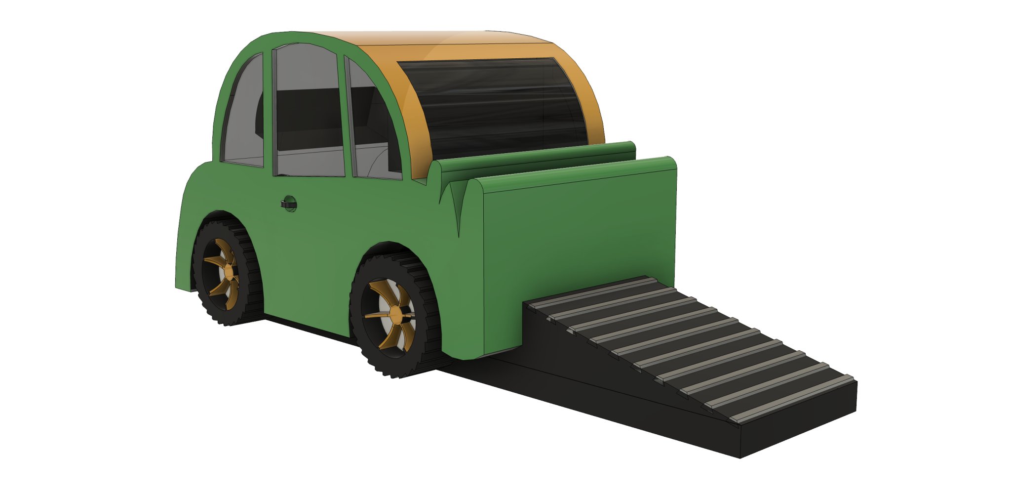 Giá đỡ cửa hình xe hơi va chạm sáng tạo