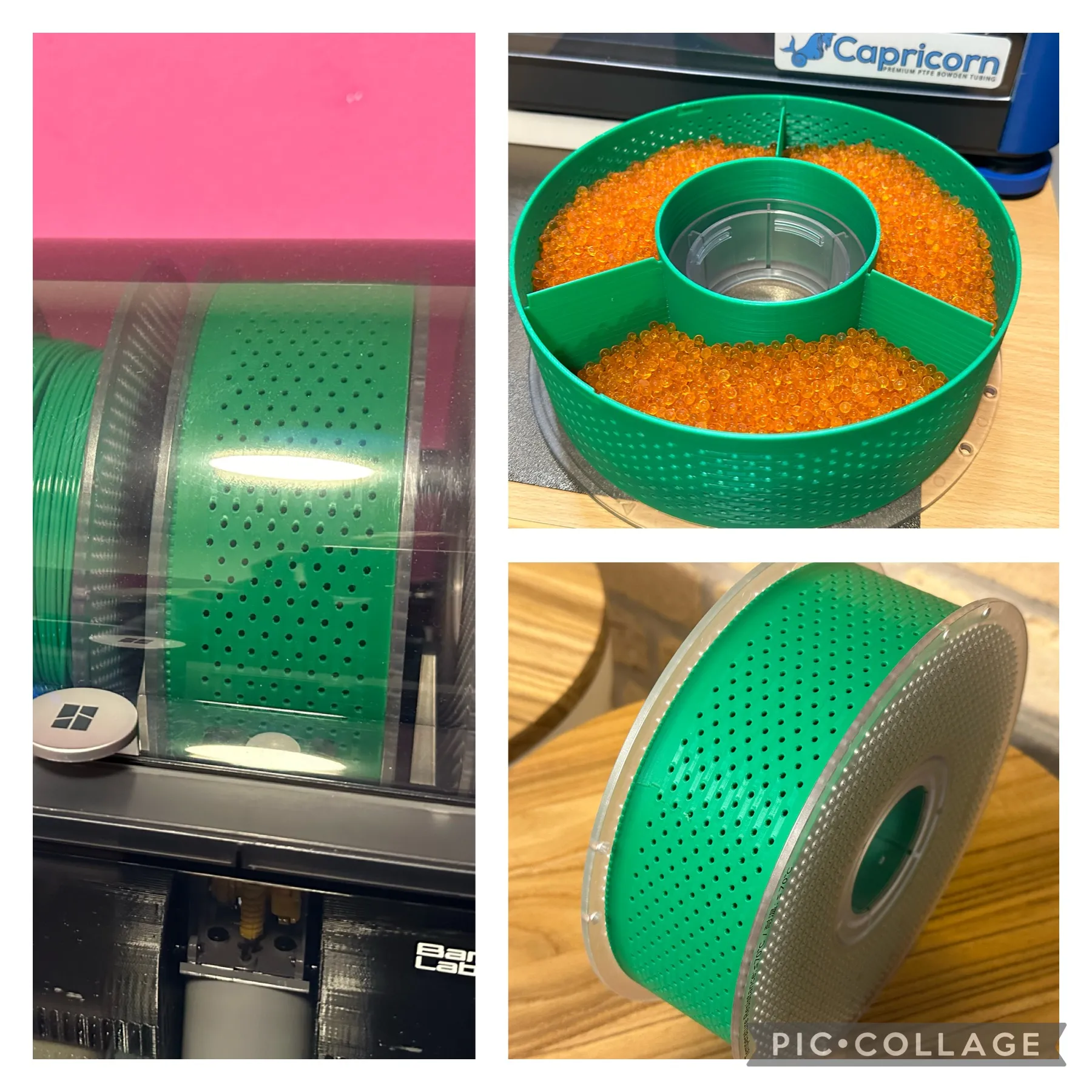 Container hạt silica cho cuộn filament Bambu Lab