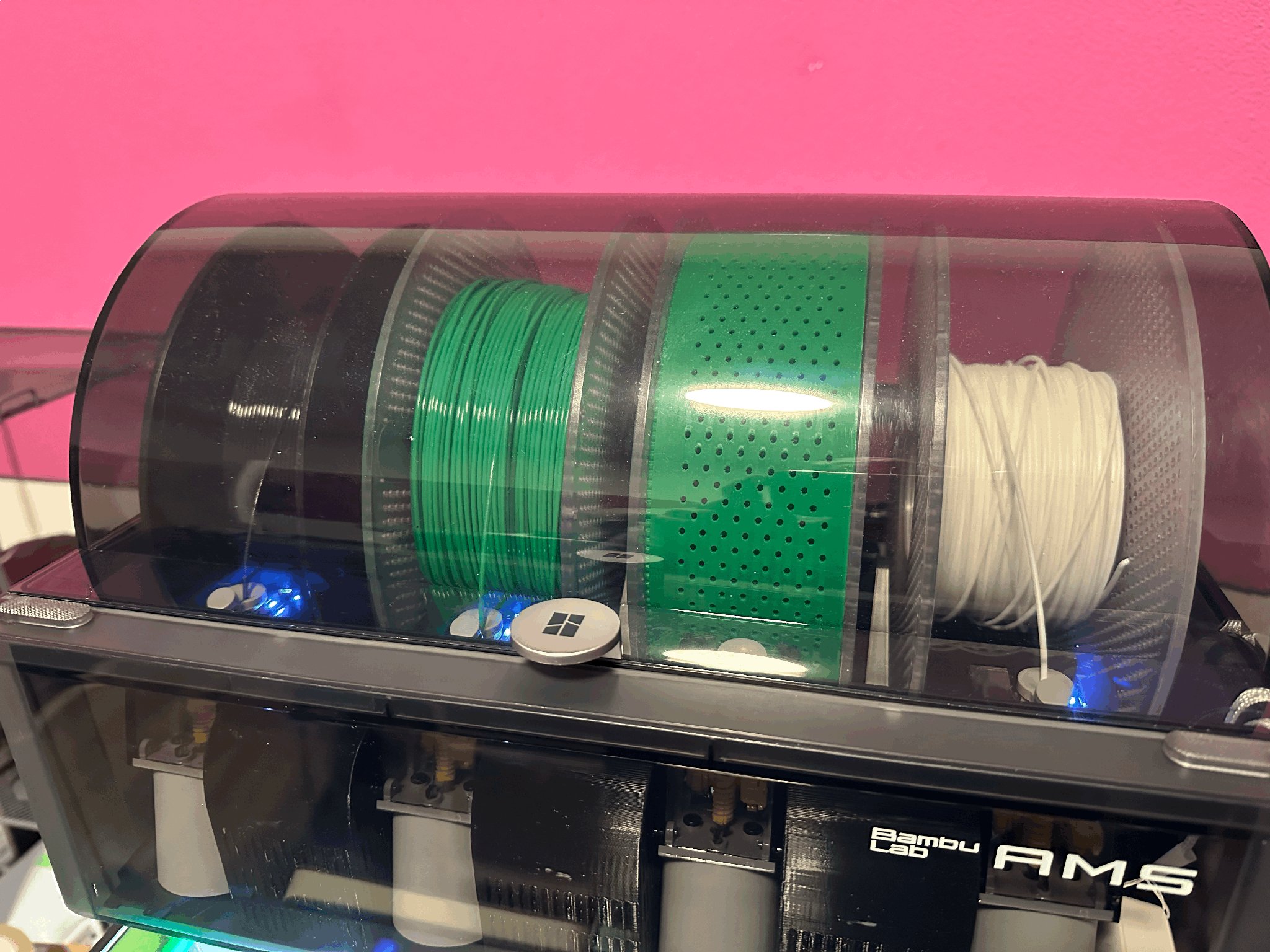 Container hạt silica cho cuộn filament Bambu Lab