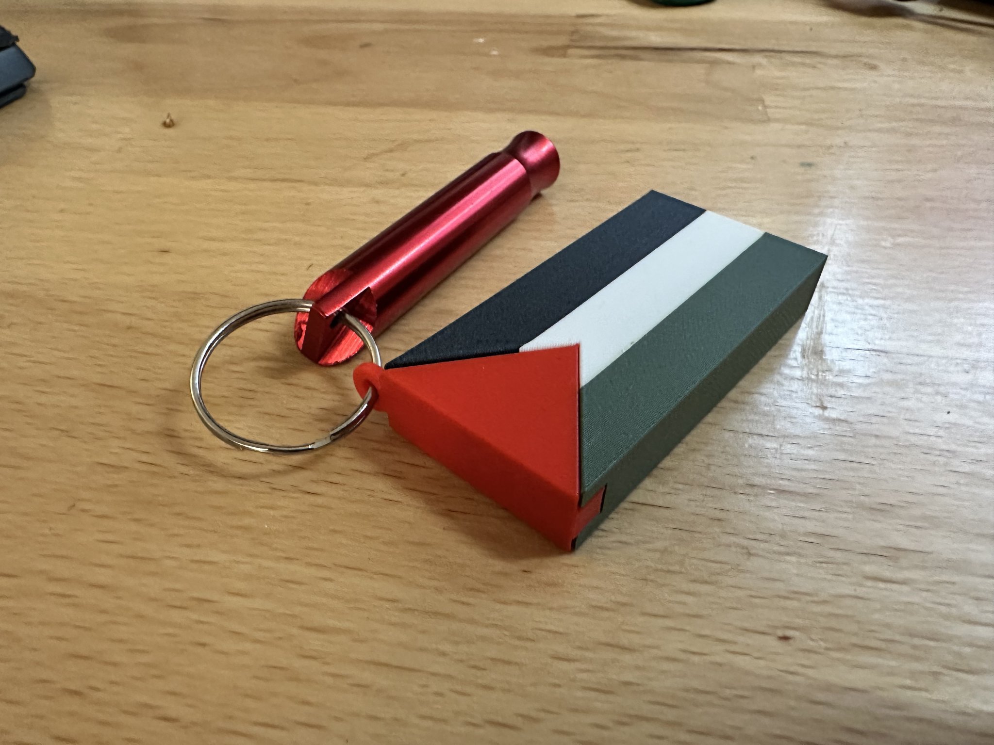 Móc khóa cờ Palestine in 3D cho máy in một đầu đùn