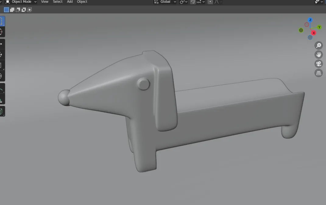 Giá đỡ xúc xích hình chó daschsund