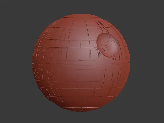 Ngôi sao tử thần dễ in không cần hỗ trợ