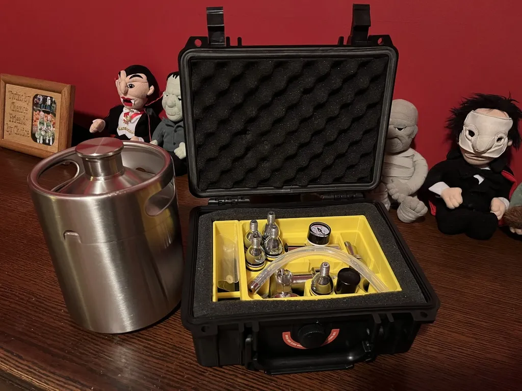 Bao đựng Mini Keg Growler 64oz bằng thép không gỉ