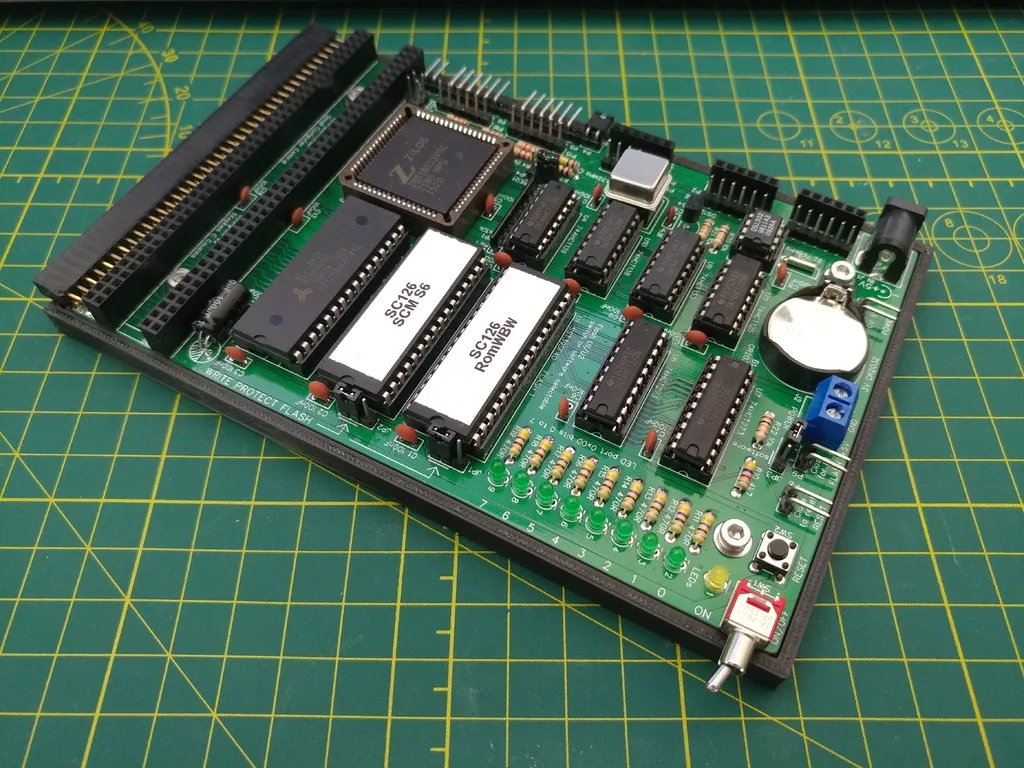 Bảng gắn cho bo mạch SC126 tương thích RC2014 dựa trên Z80/Z180