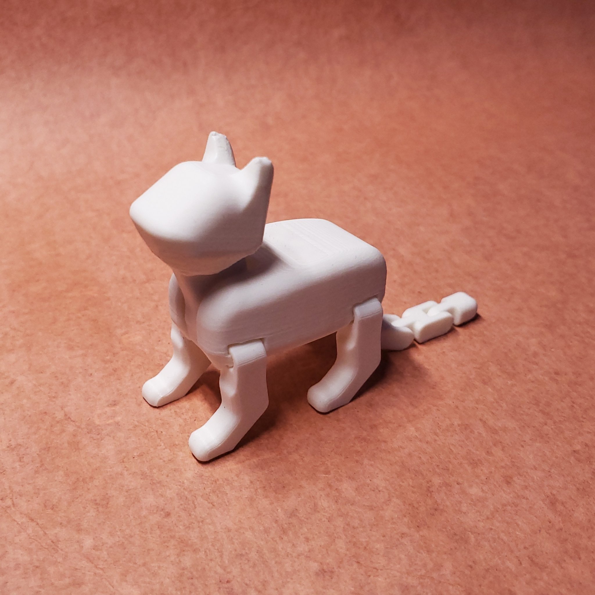 Mèo linh hoạt in liền không cần hỗ trợ