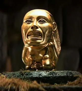 Tượng thần sinh sản Chachapoyan trong phim Indiana Jones