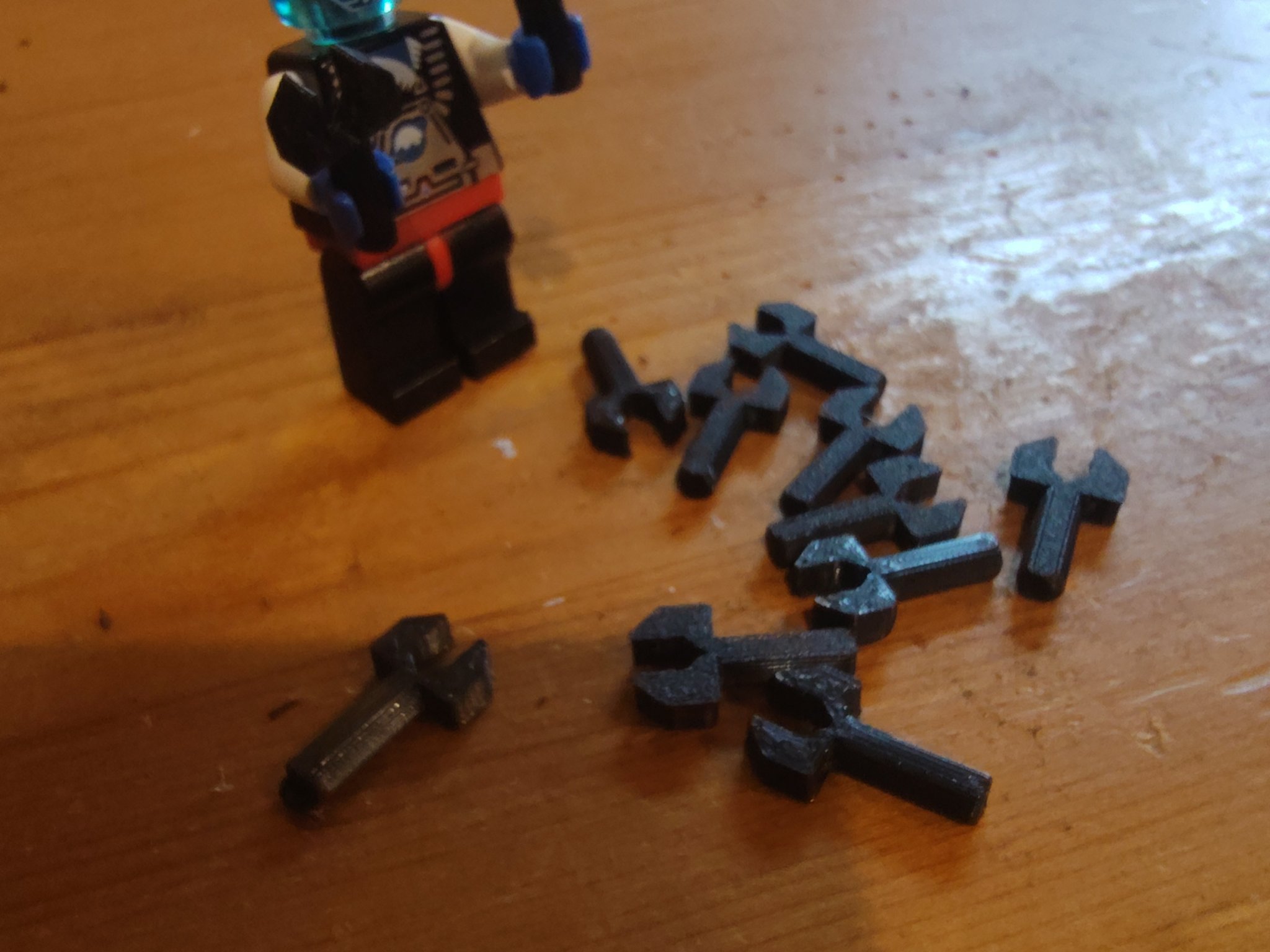 Cái kẹp/ móc Lego Bar 1L tương thích với các khối Lego