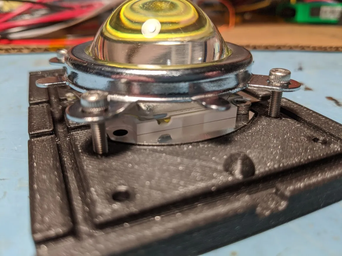 Vỏ đèn LED lớn 100W với ống kính và phản xạ tách biệt