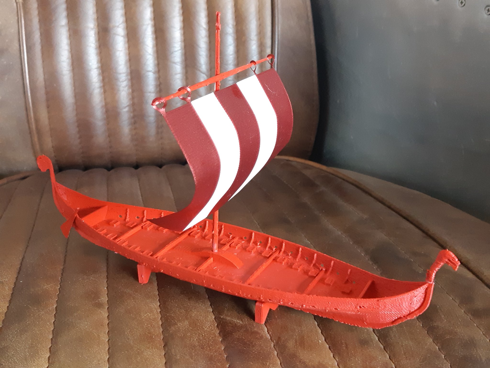 Tàu Longship Valheim cho mô hình in 3D