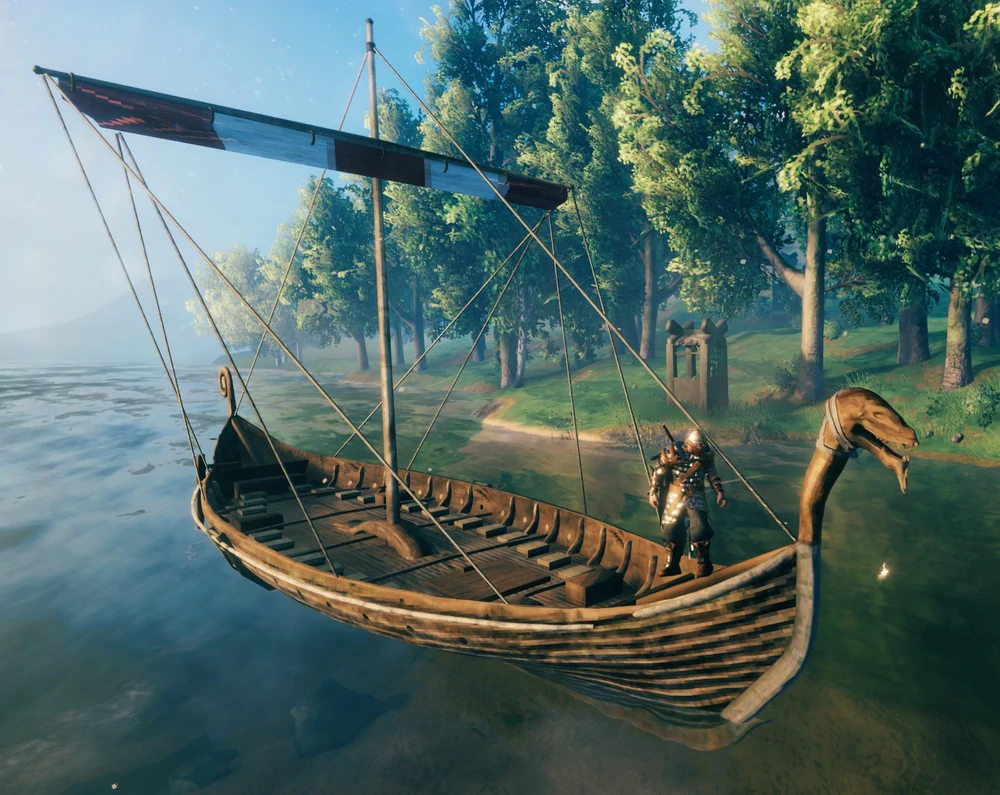 Tàu Longship Valheim cho mô hình in 3D