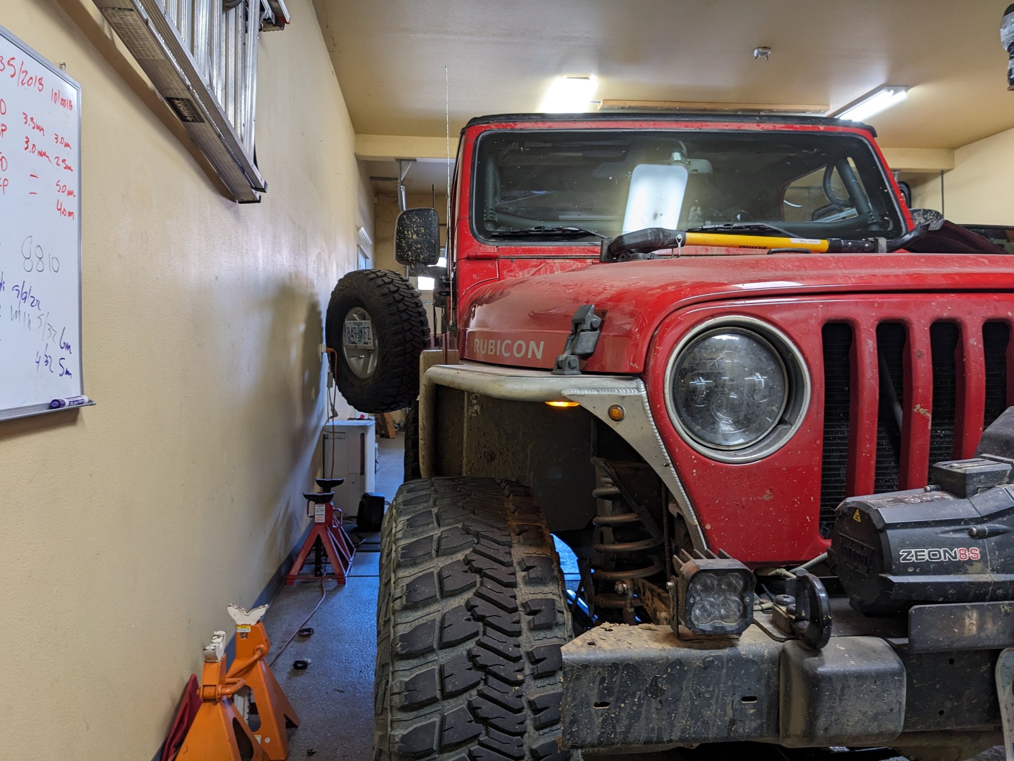 Di chuyển đèn báo cho fender Jeep TJ Genright