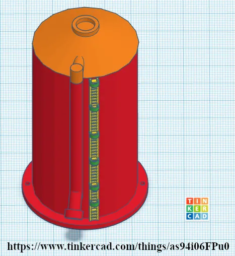 Silo chứa ngũ cốc cho mô hình đường sắt quy mô N