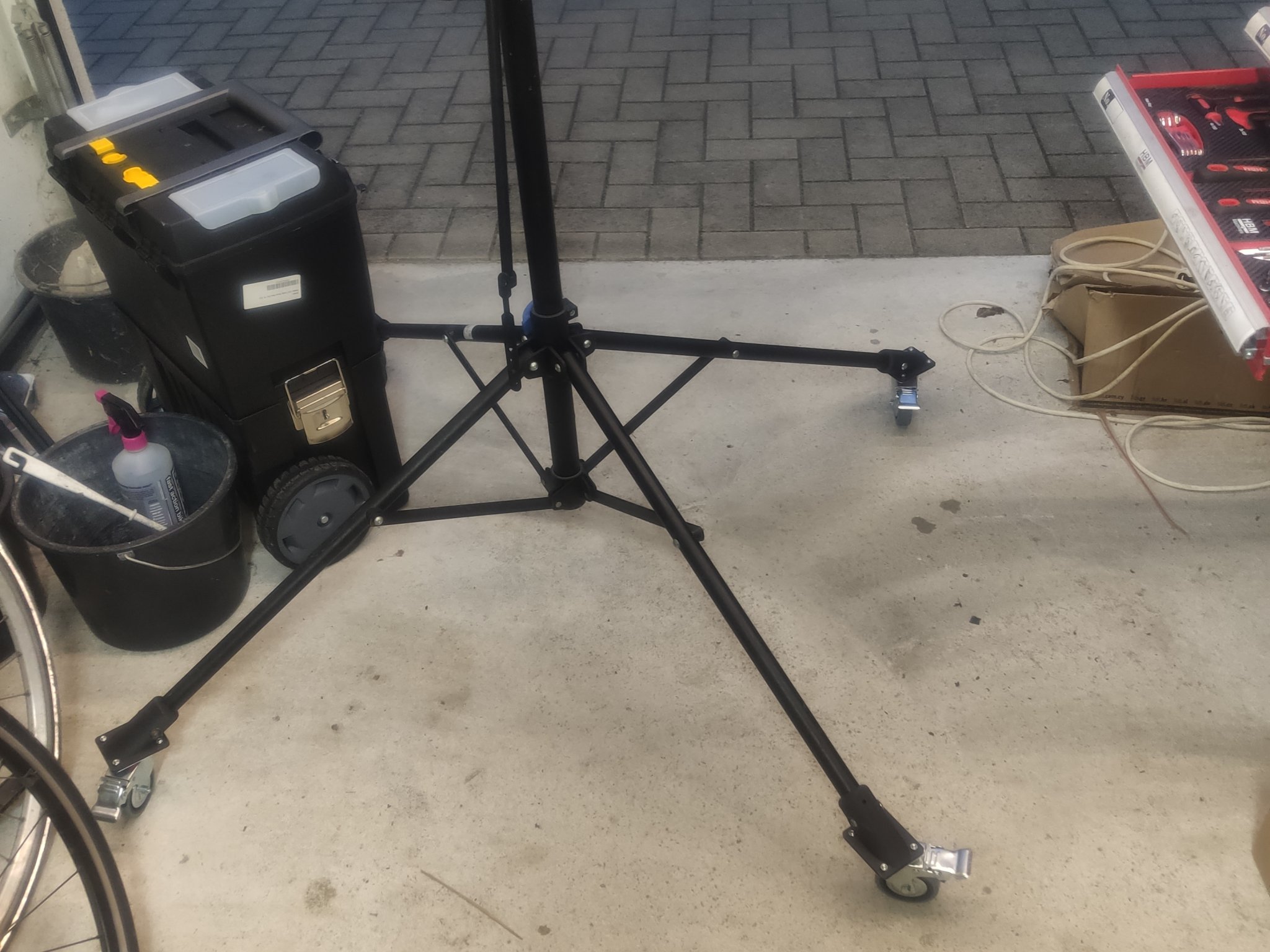 Bánh xe đế làm việc xe đạp Crivit (Lidl)