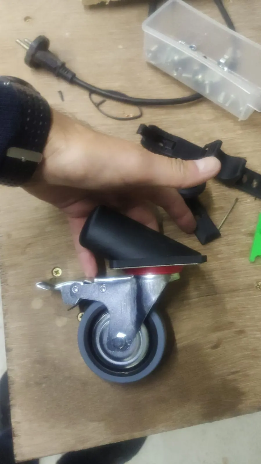 Bánh xe đế làm việc xe đạp Crivit (Lidl)