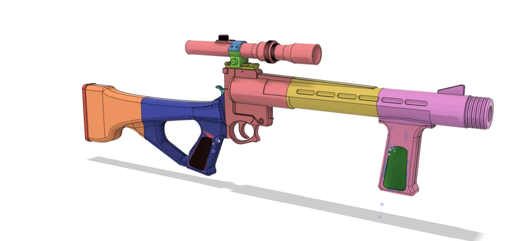 Súng Blaster Deathwatch dựa trên Deftech 1315