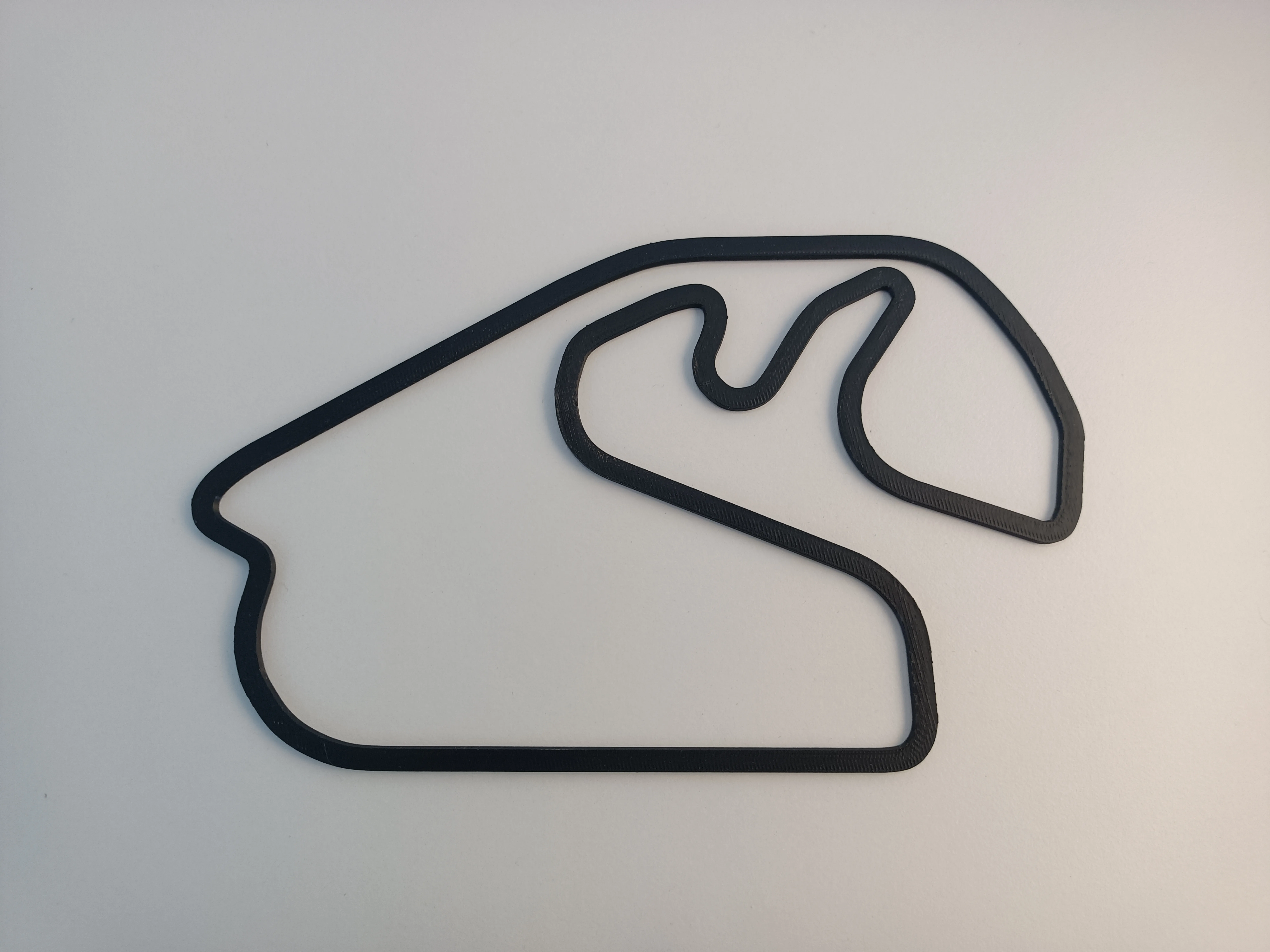 Mô hình đường đua Autodromo Jose Carlos Pace chi tiết cao