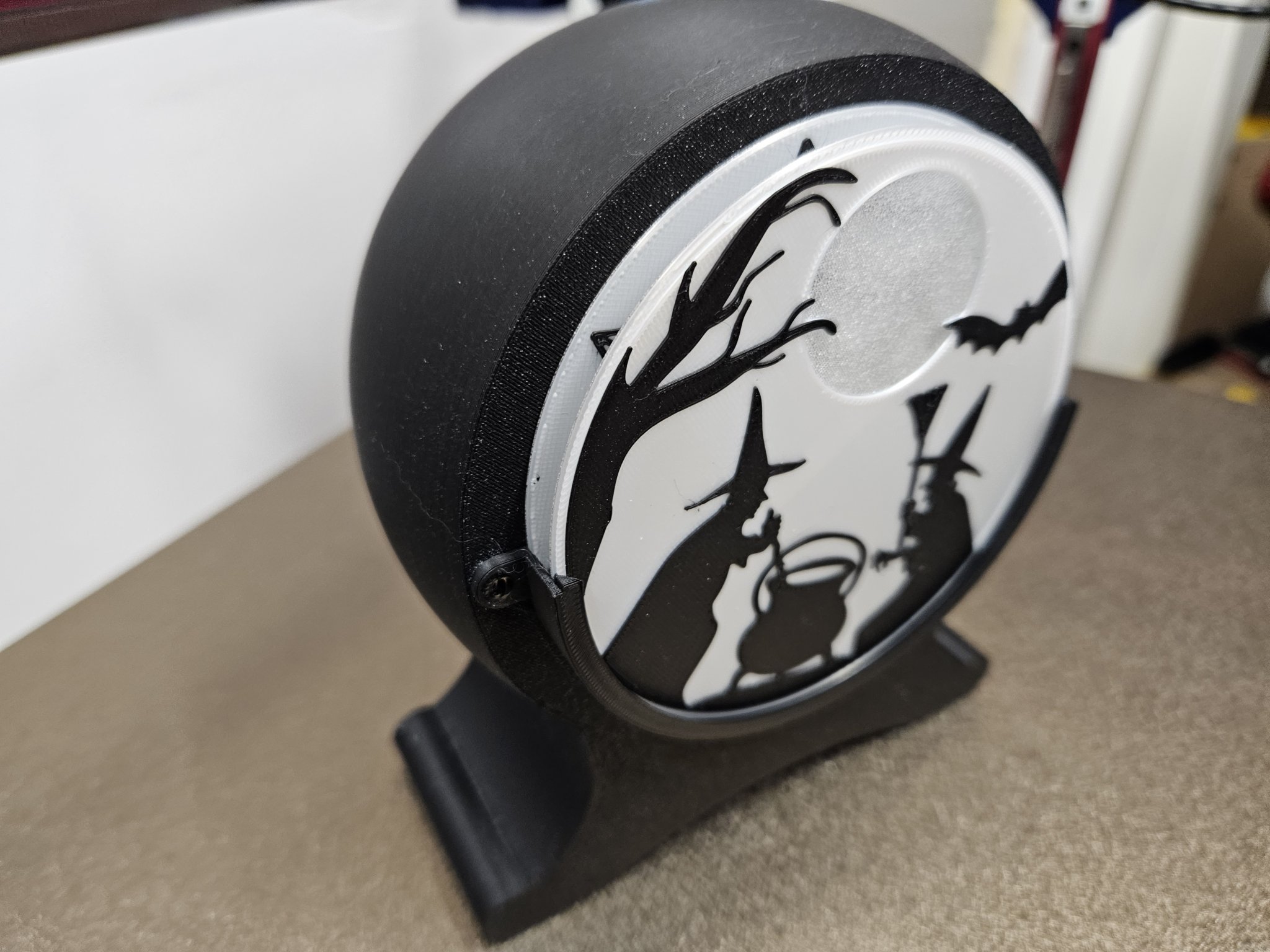 Giá đỡ cảnh trang trí đèn trà cho mùa thu và Halloween